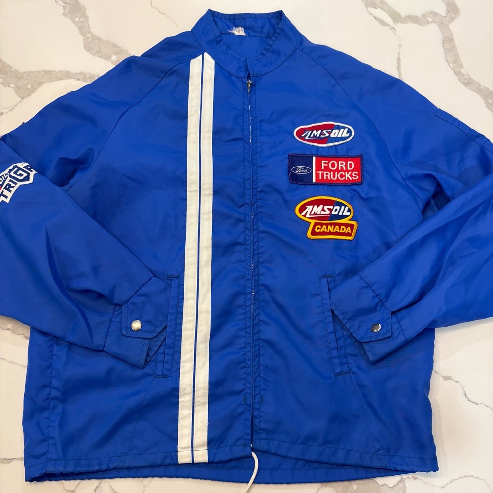 Vintage Amsoil Ford ASA Racing Dave Watson Jacket